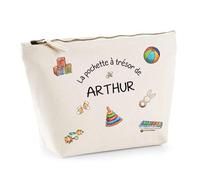 Planetee Pochette à trésor Arthur - Trousse de Jeux, école et rentrée Scolaire, Jouet Enfant et bébé, Idée Cadeau Anniversaire ou Naissance
