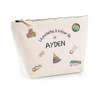 Planetee Pochette à trésor Ayden - Trousse de Jeux, école et rentrée Scolaire, Jouet Enfant et bébé, Idée Cadeau Anniversaire ou Naissance