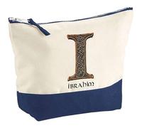 Planetee Pochette Ibrahim Lettre Viking - Grand Format - Idée Cadeau Prénom Motard Jeux de Rôle Vidéo Anniversaire Oncle Parrain Beau Papa Collègue Départ Retraite Noël