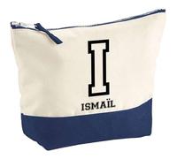 Planetee Pochette Ismaïl Lettre Sport - Grand Format - Idée Cadeau Prénom Style Basket Université Anniversaire Oncle Parrain Beau Papa Collègue Départ Retraite Noël