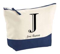 Planetee Pochette Jean-Baptiste Lettre Chic - Grand Format - Idée Cadeau Prénom pour Cuisinier Barbecue Jardinage Oncle Parrain Beau Papa Collègue Départ Retraite Noël