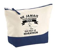 Planetee Pochette Ne sous-Estimez Pas Marathon Personnalisable Idée Cadeau