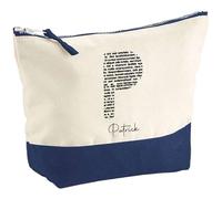 Planetee Pochette Patrick Lettre Littérature - Grand Format - Idée Cadeau Prénom Livre Lecture Anniversaire Oncle Parrain Beau Papa Collègue Départ Retraite Noël