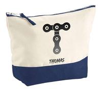 Planetee Pochette Thomas Lettre Chaine Mécanique - Grand Format - Idée Cadeau Prénom Motard Biker Mob Anniversaire Oncle Parrain Beau Papa Collègue Départ Retraite Noël