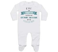 Planetee Pyjama Bébé Ayden bébé Parfait 0-3 Mois | Cadeau Bébé Garçon Grenouillère Dors Bien Coton Naissance Gars Nourrisson Baby Shower