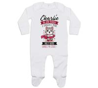 Planetee Pyjama Bébé Charlie Changez Monde Humour 0-3 Mois | Cadeau Grenouillère Dors Bien Coton Naissance Nourrisson Baby Shower
