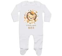 Planetee Pyjama Bébé Noa Lion Roi 6-12 Mois | Cadeau Bébé Garçon Grenouillère Dors Bien Coton Naissance Gars Nourrisson Baby Shower