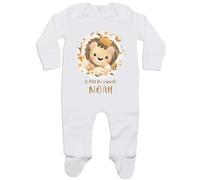 Planetee Pyjama Bébé Noah Lion Roi 6-12 Mois | Cadeau Bébé Garçon Grenouillère Dors Bien Coton Naissance Gars Nourrisson Baby Shower