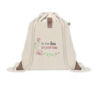 Planetee Sac à dos avec pochette Boss d'exception - Sac de Sport et Gym avec cordelettes en Toile - Idée Cadeau Collègue Noël Anniversaire - Sac Doudou