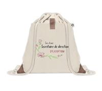 Planetee Sac à dos avec pochette Secrétaire de Direction d'exception - Sac de Sport et Gym avec cordelettes en Toile - Idée Cadeau Collègue Noël Anniversaire - Sac Doudou