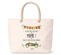 Planetee Sac de plage Estelle Excellente Mamie Cadeau annonce Grossesse Surprise