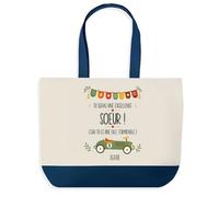 Planetee Sac de shopping Agathe Excellente soeur Cadeau annonce Grossesse Surprise