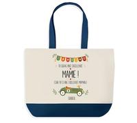 Planetee Sac de shopping Chantal Excellente Mamie Cadeau annonce Grossesse Surprise