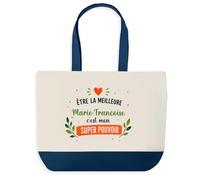 Planetee Sac de shopping femme meilleure Marie-Hélène Super pouvoir Cadeau Maman