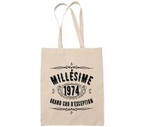Planetee Sac Tote Bag 1974 Cru d'exception beige