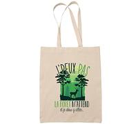 Planetee Sac Tote Bag j'Peux Pas Forêt Beige