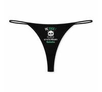 Planetee String Femme Natacha Pas Touche - sous-Vêtement Coton Idée Cadeau Humour Saint Valentin Anniversaire