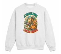 Planetee Sweat Gris Chiné L'apiculture C'est ma thérapie | Molleton Gratté 260 g/m² Col Rond Unisexe Taille M | Pull Sweatshirt Hiver Quotidien | Cadeau Homme Femme Anniversaire Noël