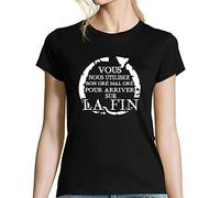 Planetee T-Shirt Femme Kaamelott Karadoc Bon gré Mal gré