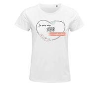 Planetee T-Shirt Femme Soeur Irremplaçable XXL