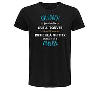 Planetee T-Shirt Homme Formidable Coach M | Idée Cadeau Travail Boulot Métier Retraite Collègue