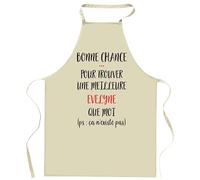 Planetee Tablier de cuisine Evelyne ça n'existe pas | Cadeau Original Humour pour Cuisinière Vêtement Blouse de protection Barbecue Jardinage Tablier de Travail Tâches ménagères