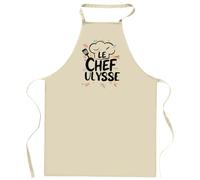Planetee Tablier de cuisine Le Chef Ulysse cadeau barbecue crémaillère homme