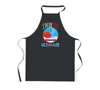 Planetee Tablier de Cuisine Noir J'peux Pas Ultimate - Cadeau Femme, Homme, Barbecue, Jardinage, Tâches ménagères