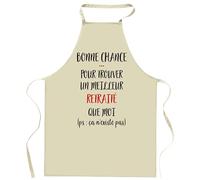 Planetee Tablier de cuisine Retraité Ca n'existe pas | Cadeau Original Humour pour Cuisinier et Cuisinière Vêtement Blouse de protection Barbecue Jardinage Tablier de Travail Tâches ménagères
