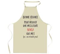 Planetee Tablier de cuisine Sonia ça n'existe pas | Cadeau Original Humour pour Cuisinière Vêtement Blouse de protection Barbecue Jardinage Tablier de Travail Tâches ménagères