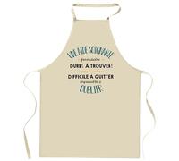 Planetee Tablier de cuisine Une Aide Soignante Formidable | Cadeau Original Humour pour Cuisinière Vêtement Blouse de protection Barbecue Jardinage Tablier de Travail Tâches ménagères