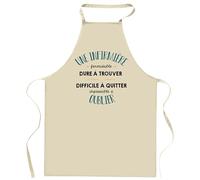 Planetee Tablier de cuisine Une Infirmière Formidable | Cadeau Original Humour pour Cuisinière Vêtement Blouse de protection Barbecue Jardinage Tablier de Travail Tâches ménagères