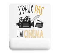 Planetee Tapis de Souris Cinéma | Accessoire Bureau Ergonomique - Idéal pour Anniversaire, Collègue, Secret Santa Noël, Fête des Pères et Fête des Mères