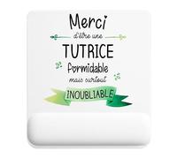 Planetee Tapis de Souris Merci Tutrice Inoubliable Femme | Accessoire Bureau Ergonomique - Idéal pour Anniversaire, Collègue, Secret Santa Noël, Fête des Pères et Fête des Mères