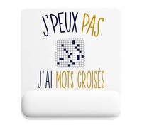 Planetee Tapis de Souris Mots Croisés | Accessoire Bureau Ergonomique - Idéal pour Anniversaire, Collègue, Secret Santa Noël, Fête des Pères et Fête des Mères