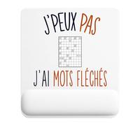 Planetee Tapis de Souris Mots Fléchés | Accessoire Bureau Ergonomique - Idéal pour Anniversaire, Collègue, Secret Santa Noël, Fête des Pères et Fête des Mères