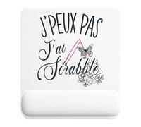 Planetee Tapis de Souris Scrabble | Accessoire Bureau Ergonomique - Idéal pour Anniversaire, Collègue, Secret Santa Noël, Fête des Pères et Fête des Mères