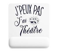 Planetee Tapis de Souris Théâtre | Accessoire Bureau Ergonomique - Idéal pour Anniversaire, Collègue, Secret Santa Noël, Fête des Pères et Fête des Mères