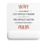 Planetee Tapis de Souris Un Papy Aussi génial | Accessoire Bureau Ergonomique - Idéal pour Anniversaire, Collègue, Secret Santa Noël, Fête des Pères et Fête des Mères