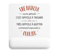 Planetee Tapis de Souris Une Natacha Aussi géniale | Accessoire Bureau Ergonomique - Idéal pour Anniversaire, Collègue, Secret Santa Noël, Fête des Pères et Fête des Mères