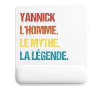 Planetee Tapis de Souris Yannick Mythe Légende Vintage | Accessoire Bureau Ergonomique - Idéal pour Anniversaire, Collègue, Secret Santa Noël, Fête des Pères et Fête des Mères