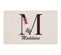Planetee Tapis Madeleine | Coton 725 g/m² 61 × 40 cm Lavable en Machine | Salle de Bain, WC ou Cuisine | Cadeau Anniversaire Noël