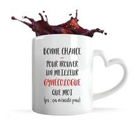Planetee Tasse anse Coeur Gynécologue ça n'existe pas homme | Mug avec anse en forme de Coeur | Idée Cadeau Travail Métier Sport Discipline Amis Collègue Équipe