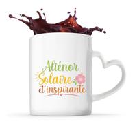 Planetee Tasse avec Poignée en Forme de Cœur Aliénor Solaire Inspirante Mug