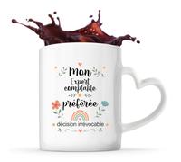 Planetee Tasse avec Poignée en Forme de Cœur Expert comptable préférée Mug