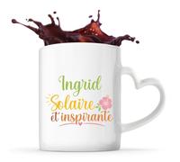 Planetee Tasse avec Poignée en Forme de Cœur Ingrid Solaire Inspirante Mug
