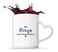 Planetee Tasse avec Poignée en Forme de Cœur Kenza pas comme les autres Mug