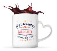 Planetee Tasse avec Poignée en Forme de Cœur Margaux les autres et toi Mug