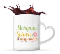 Planetee Tasse avec Poignée en Forme de Cœur Margaux Solaire Inspirante Mug