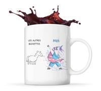 Planetee Tasse Bichette les autres vs Moi | Mug Cadeau Famille Amis Saint Valentin Couple Anniversaire Noël